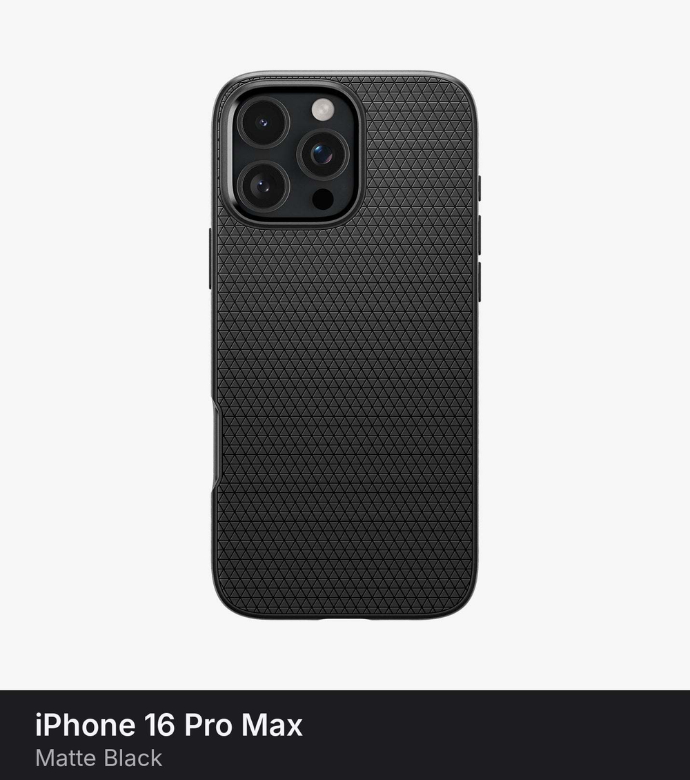Чехол Spigen Liquid Air для iPhone 16 Pro Max Matte Black