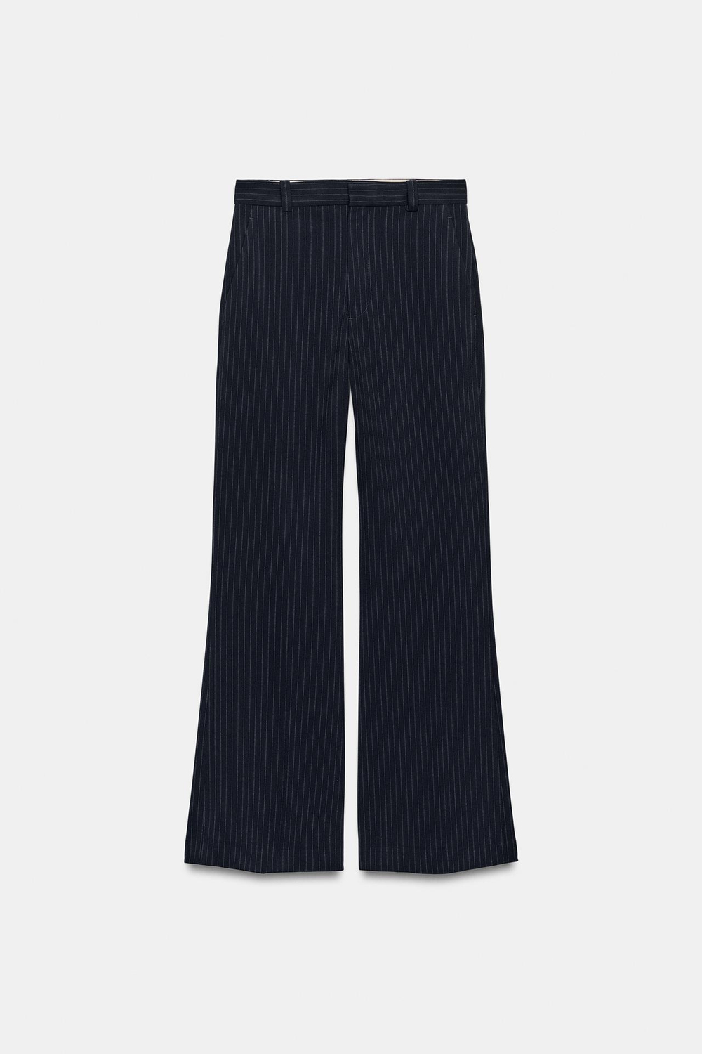 ZARA БРЮКИ В ТОНКУЮ ПОЛОСКУ С ВЫСОКОЙ ПОСАДКОЙ — ZW COLLECTION, ПОЛОСКИ