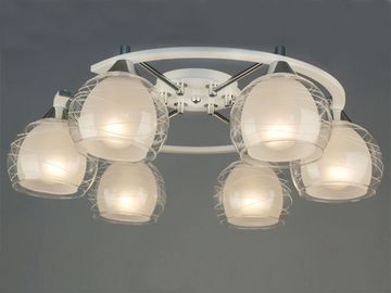 Люстра потолочная CL157161 белый + хром Буги Citilux
