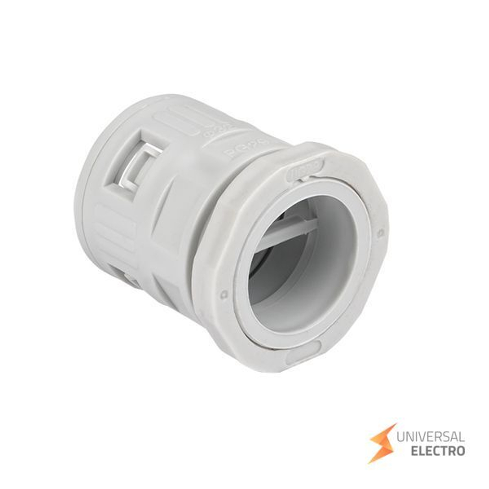 Коннектор для гофрированной трубы (32мм,) (10шт,) EKF-Plast