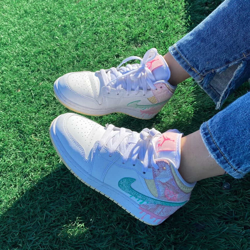 Jordan 1 Mid 'Paint Drip' GS