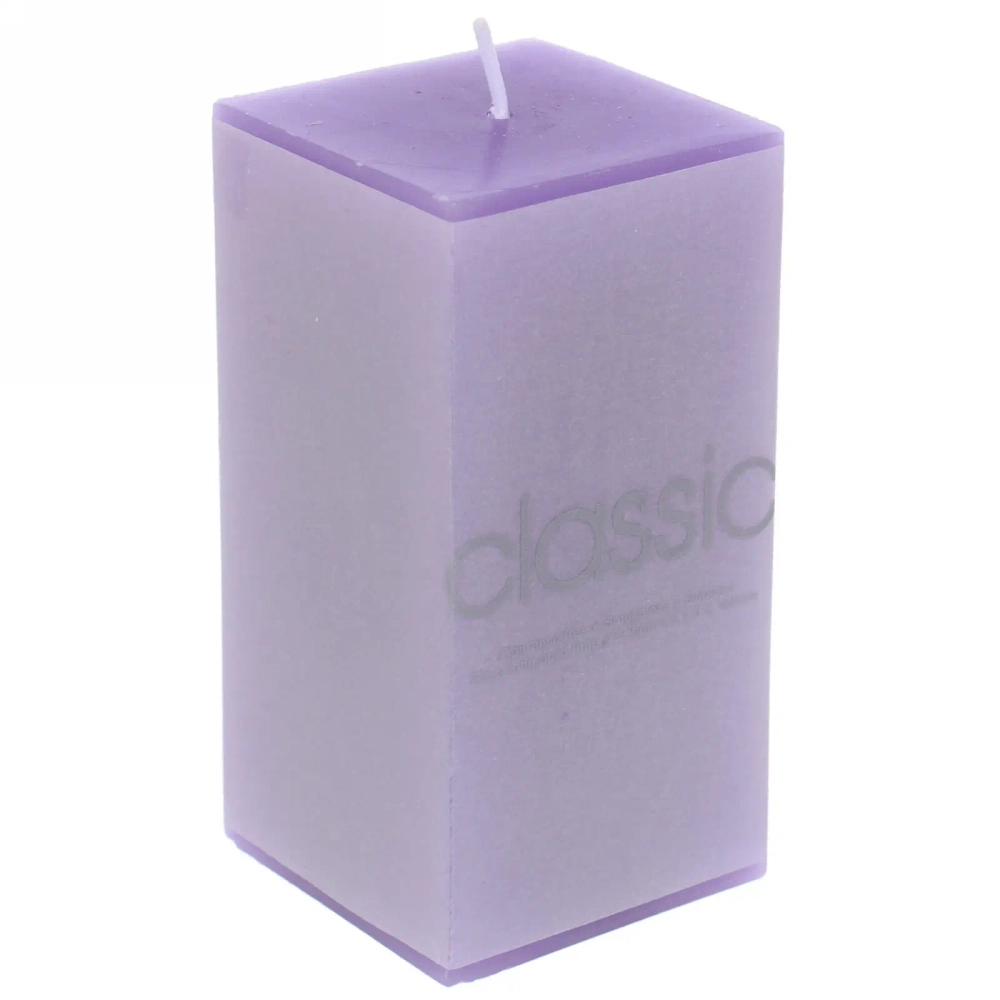 Свеча «Classic» 5*5*10см цвет лавандовый ZD-143