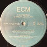 The Epidemics : Shankar / Caroline (2) ‎– The Epidemics (Германия 1986г.) ECM