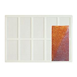 Форма кондитерская "Прямоугольник" 10 ячеек силикон 65*35 мм P.L.