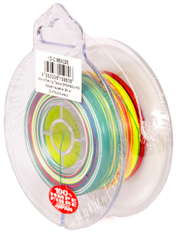 Леска плетёная WFT KG STRONG EXACT ELECTRA 700 Multicolor 360 м, 0,25 мм