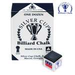 Мел бильярдный "Silver Cup" Black 12шт.