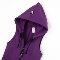 Ромпер на молнии с длинными штанинами "Bb team purple"
