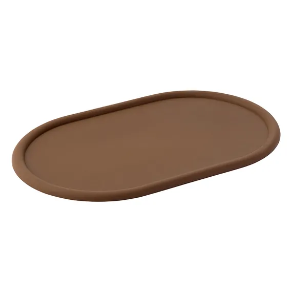 Коврик силиконовый Контур цвета мокко из коллекции pets essential, 29х45 см