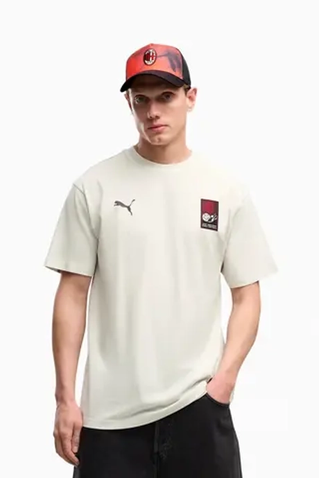 Футболка Puma AC Milan 26/27 ftblCulture Relaxed Tee - бежевый
