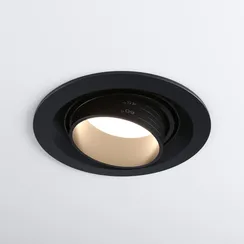 Точечный светильник Zoom 9919 LED 10W 4200K черный Elektrostandard