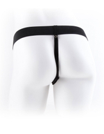 Полый мужской фаллопротез Hollow Strap-On with Balls - 24 см. (Цвет: коричневый)