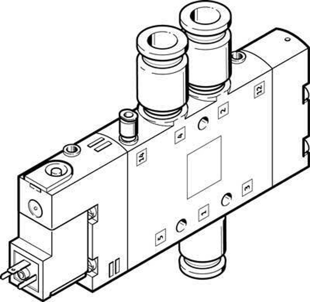CPE18-M2H-5L-QS-10 Распределитель с электроуправлением CPE18-M2H-5L-QS-10 Распределитель с электроуправлением