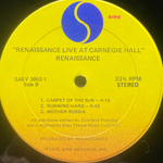 Renaissance – Live At Carnegie Hall 2LP (США 1976г.)