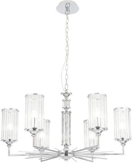 Подвесная люстра Gloria GLORIA SP6 CHROME Crystal Lux