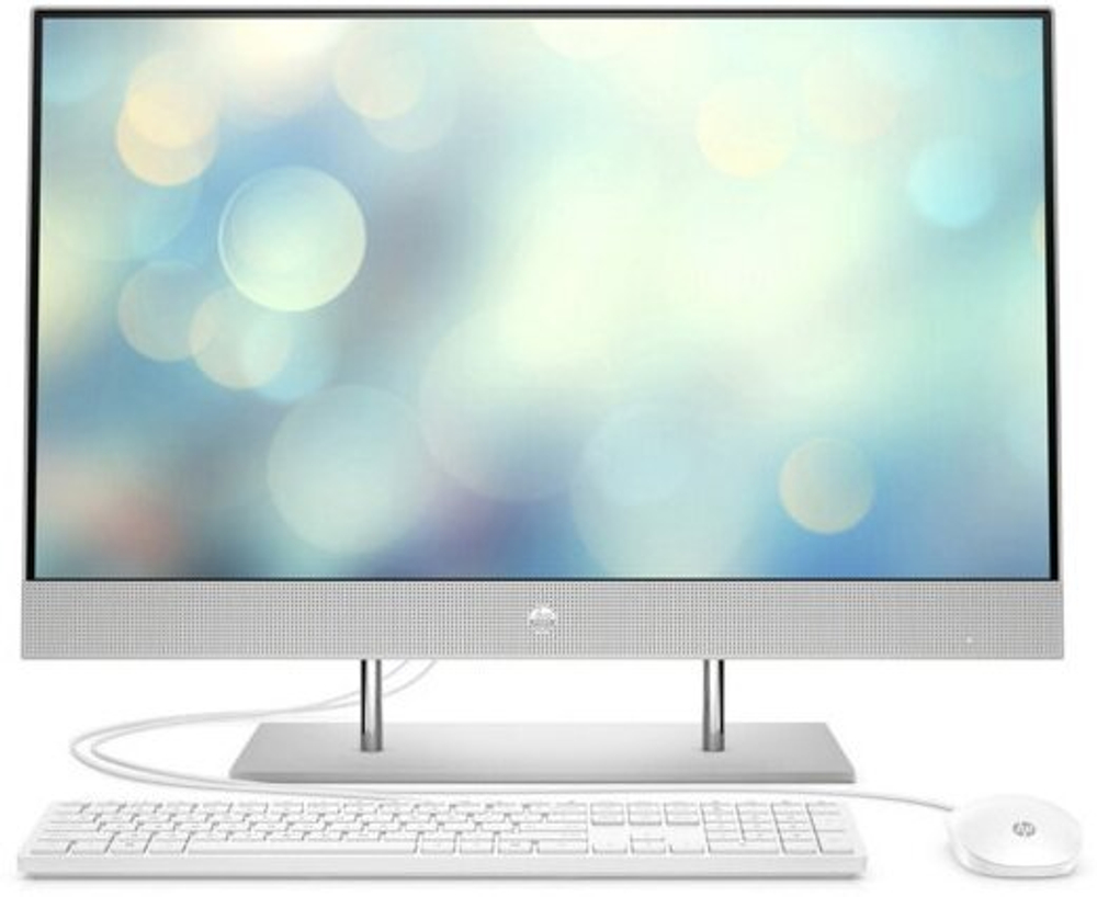 Моноблок HP 27-dp1008ur. Конфигурация: Intel Core i7 1165G7 2.8 ГГц/16 ГБ/512 ГБ SSD/Intel Iris Xe Graphics/Windows 10 Домашняя/27"/1920х1080 пикс.