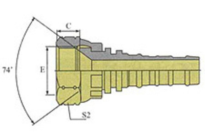 Фитинг DN 20 JIC (Г) 1.1/16 Interlock