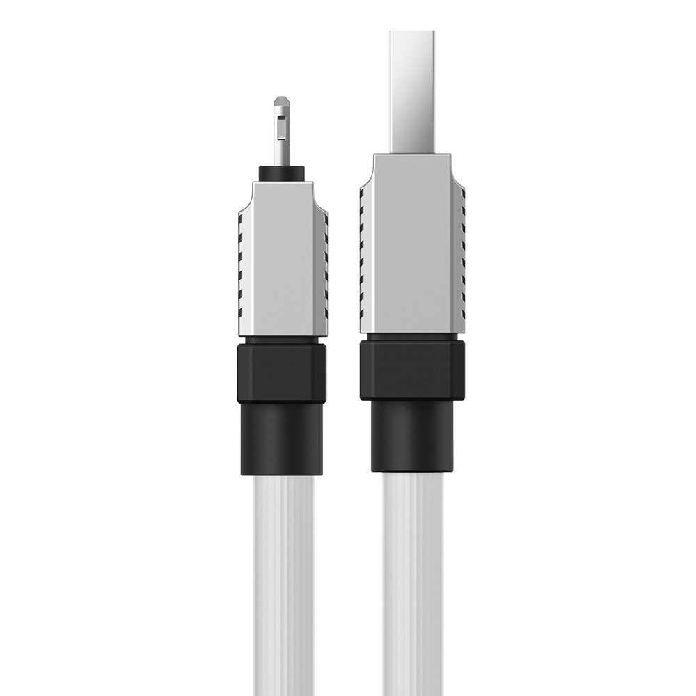 USB-A - Lightning Кабель Baseus CoolPlay Charging+Data 2.4A 2m - White