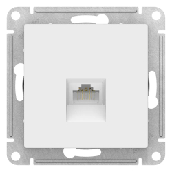 ATLASDESIGN РОЗЕТКА компьютерная RJ45 кат. 6A, механизм, ЛОТОС