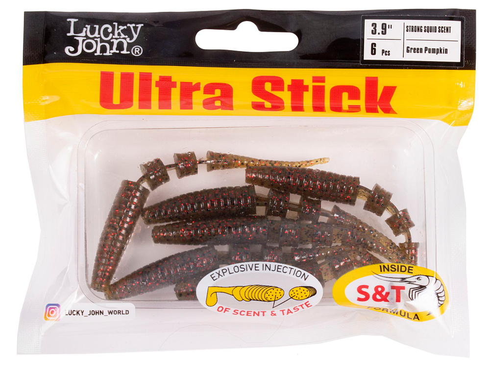 Слаги съедобные LJ Pro Series Java Stick 3,9in (10 см), цв. PA03, 6 шт.