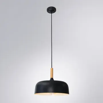 Подвесной светильник 1*E27 A7102SP-1BK черный Kayla Arte Lamp