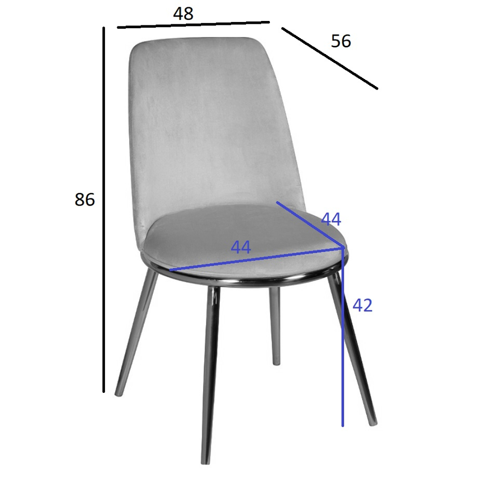 Стул Garda Decor экокожа бежевый, золото 48*56*86 см