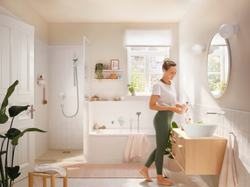 Смеситель для раковины Hansgrohe Rebris S однорычажный, настенный 72528000