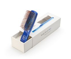 Расческа Majestic Scalp Brush синяя (дорожная версия)