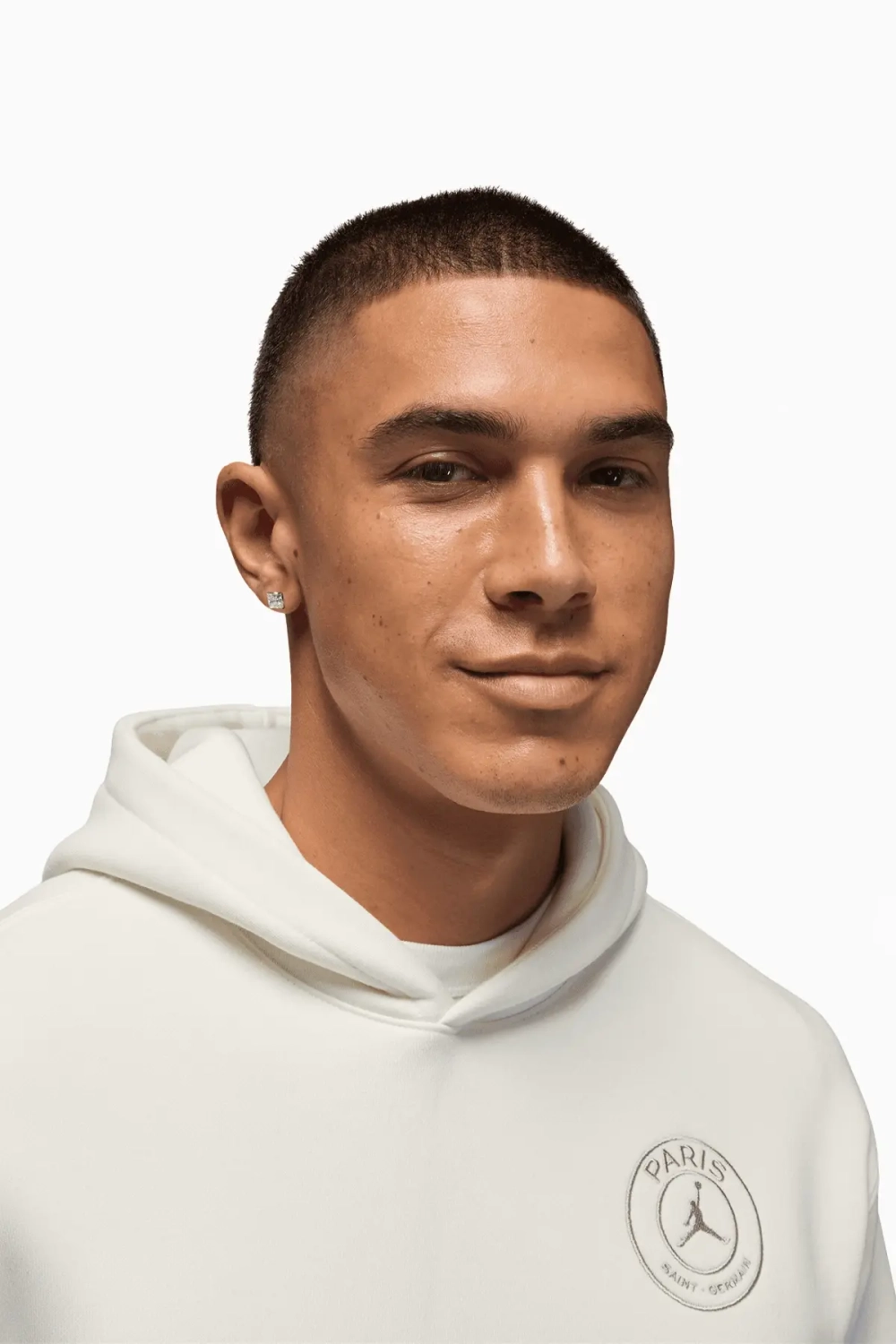 Кофта Nike PSG x Jordan 25/26 Fleece - белый