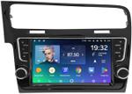 Магнитола для Volkswagen Golf 7 2012-2020 (рамка с крутилками и кнопками) - Teyes CC2 PLUS монитор 9" QLED, Android 10, Быстрая, SIM-слот