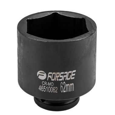 Головка ударная глубокая 62мм (6гр.) 3/4'' Forsage F-46510062