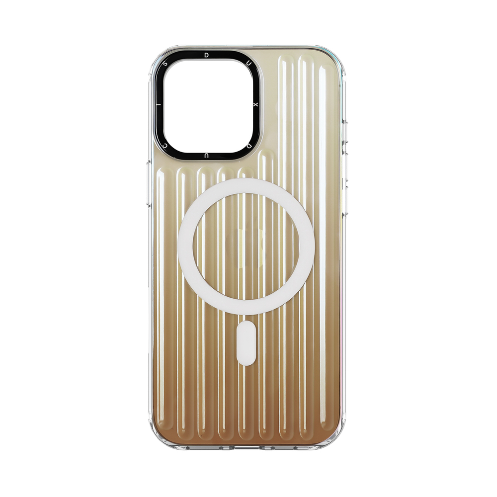 Усиленный прозрачный чехол (Gradient Desert Gold) с поддержкой MagSafe от Dux Ducis для iPhone 16 Pro, серия Zest Series Case