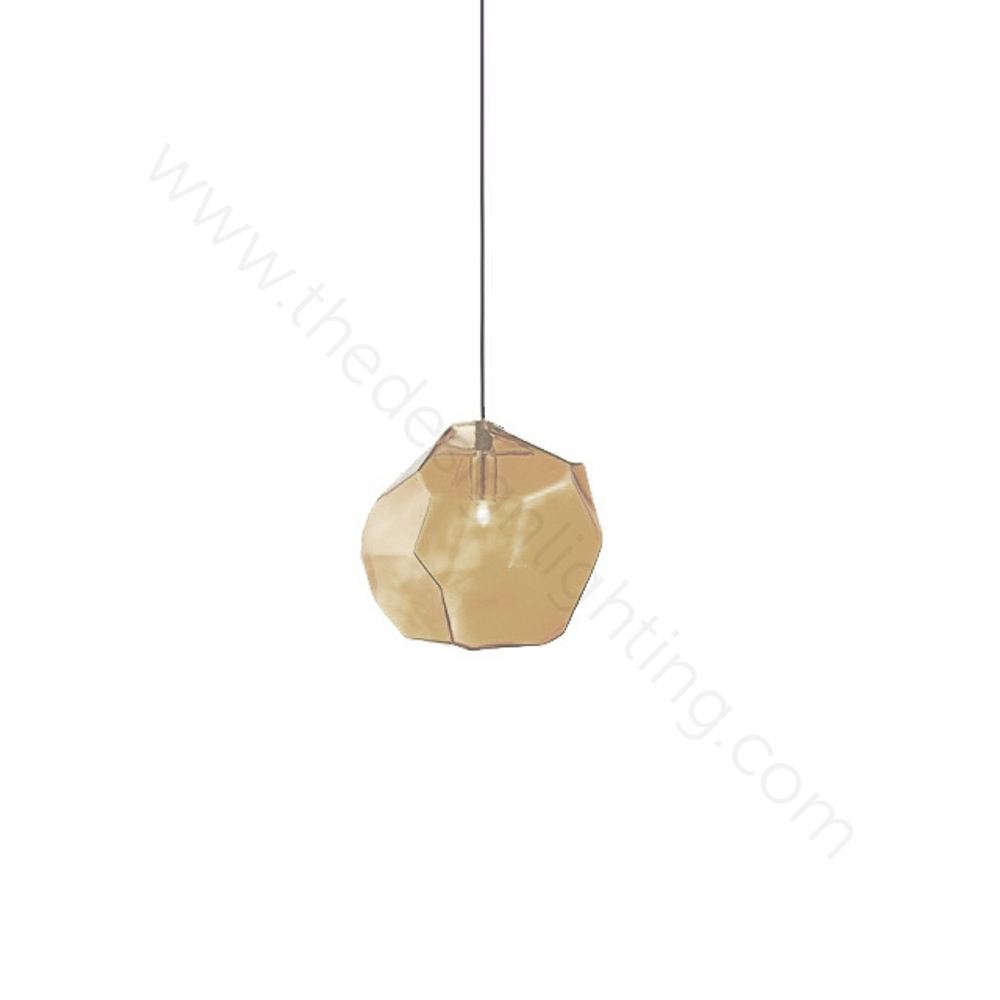 Pendant design lamp Ice Cube by Lasvit (Beige)