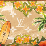 LOUIS VUITTON Locker Dopp Kit Monogram Surfin" Sand