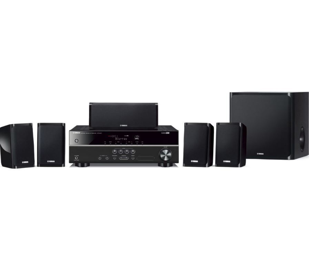 5.1-канальный спутниковый домашний кинотеатр YAMAHA YHT-1840, комплект из семи частей