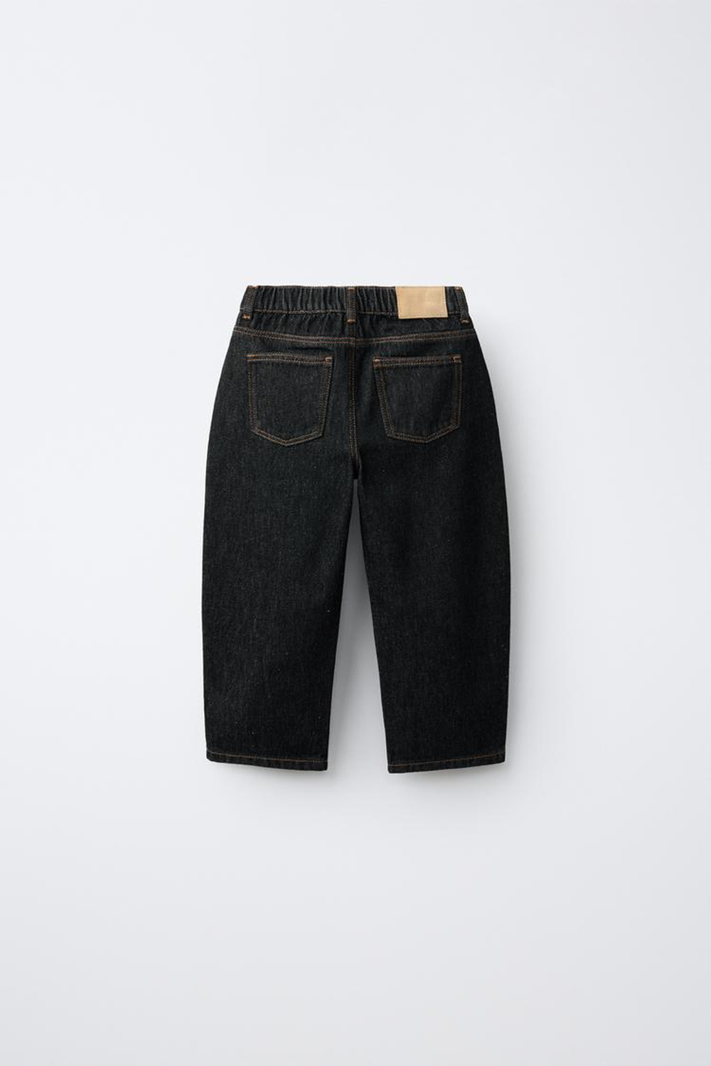 ZARA ЗАУЖЕННЫЕ ДЖИНСЫ, ЧЕРНЫЙ