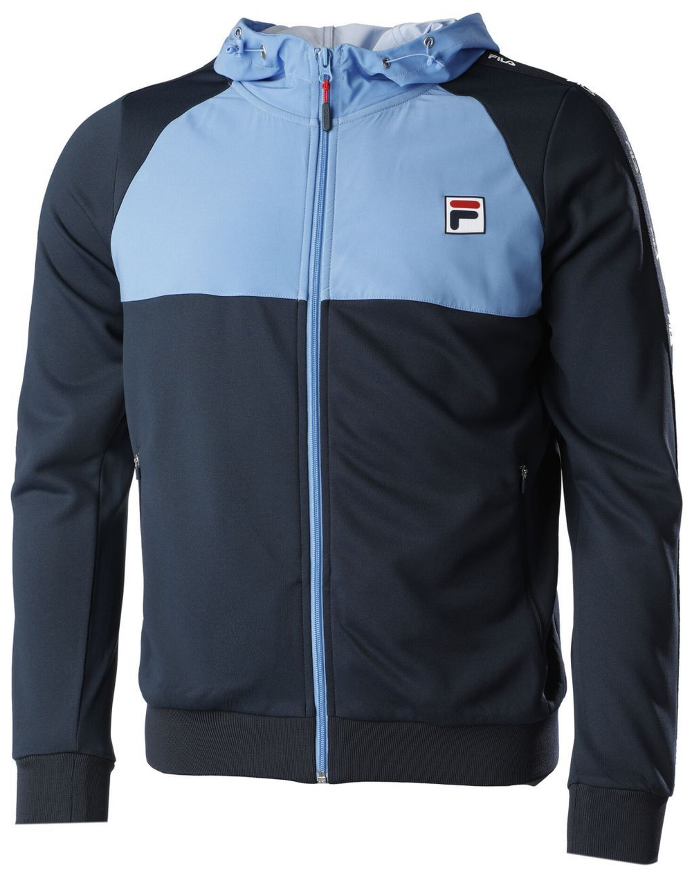 Мужская теннисная кофта Fila Coachjacket Freddie M - небесный