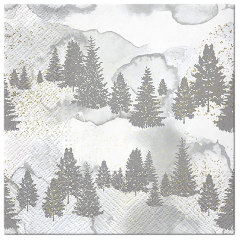 Салфетки 3-слойные для декупажа Sagen Vintage Design Lunch PAW Decor Collection Замороженная окружающая Салфетки 3-слойные для декупажа Sagen Vintage Design Lunch PAW Decor Collection Замороженная окружающая
