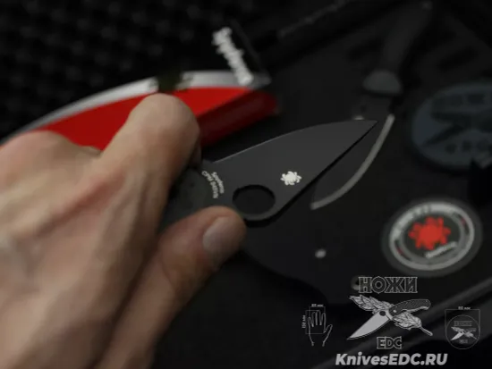 Нож складной Spyderco Para 3 223GPCMOBK c черным клинком CPM-S45VN, рукоять камуляжный G10