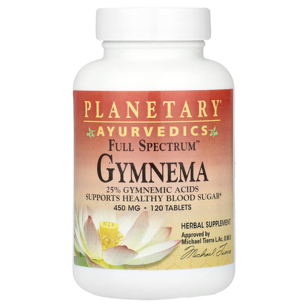 Planetary Herbals, Ayurvedics, Full Spectrum™, джимнема, 120 таблеток