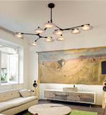 Ceiling design lamp Branching Discs by Lindsey Adelman (11 lampshade ов,  Gold)