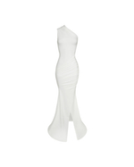 white shell dress