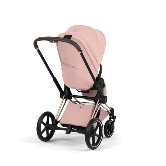 Детская коляска Cybex Priam V Style 2 в 1 Peach Pink на шасси Rosegold