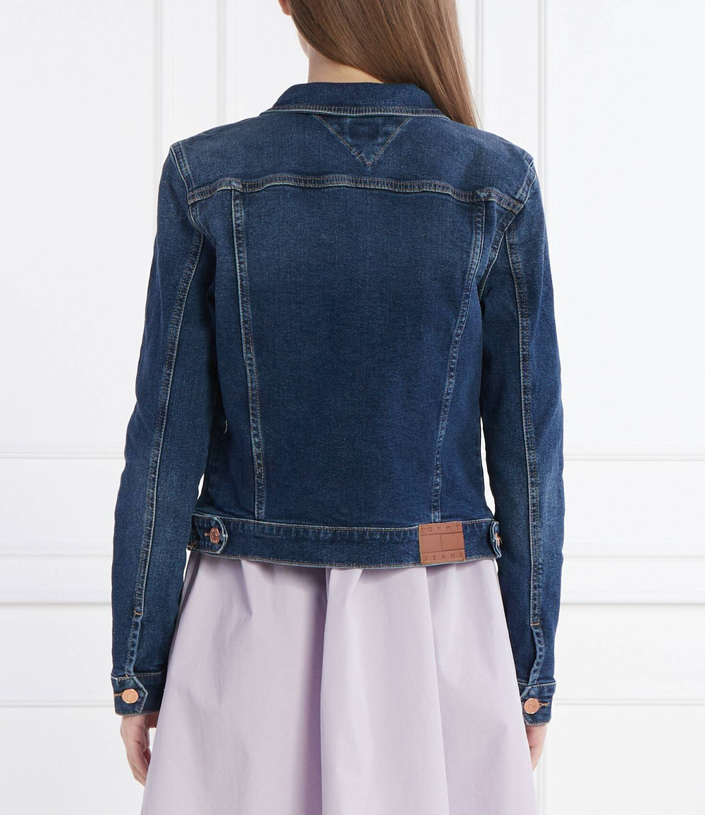Джинсовая куртка Vivianne Tommy Jeans - темно-синий(DW0DW17959)