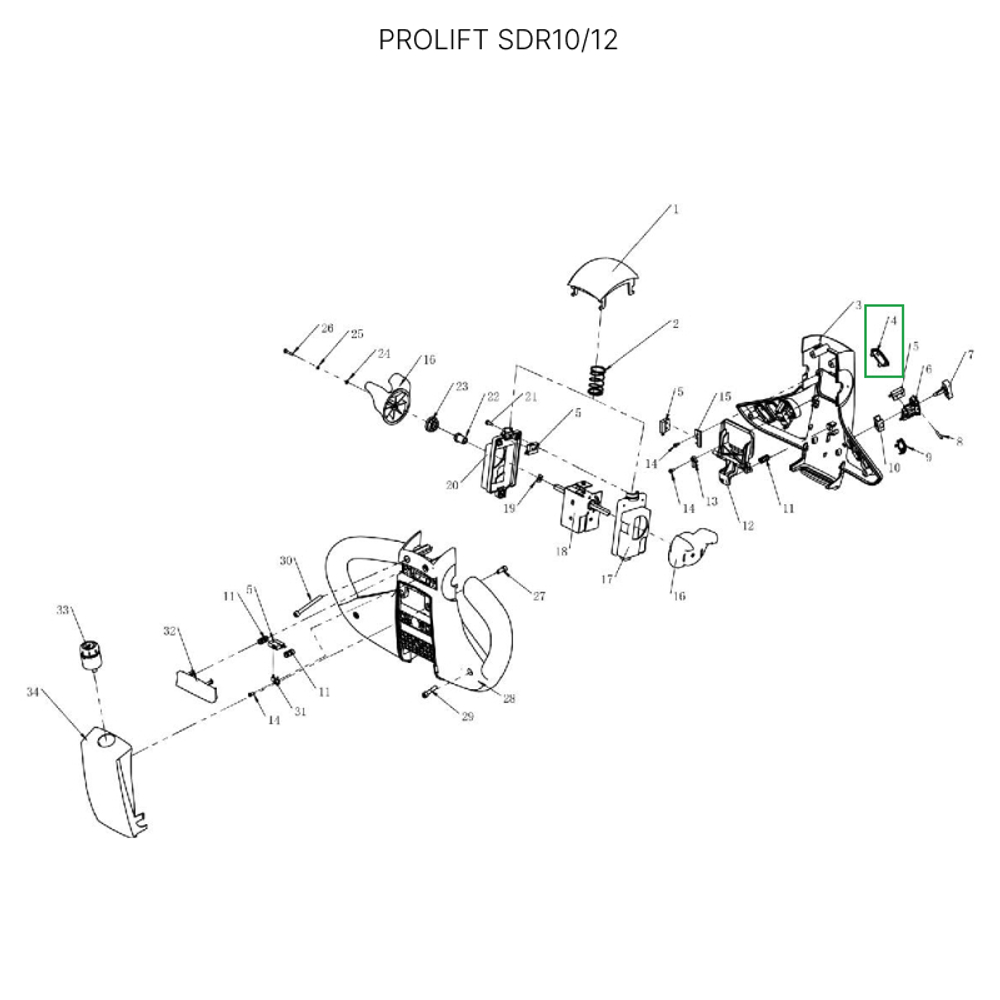 Индикатор зарядки для штабелеров SDR 1-1,2 т, SDR1635, SD15, SD15L, SK15