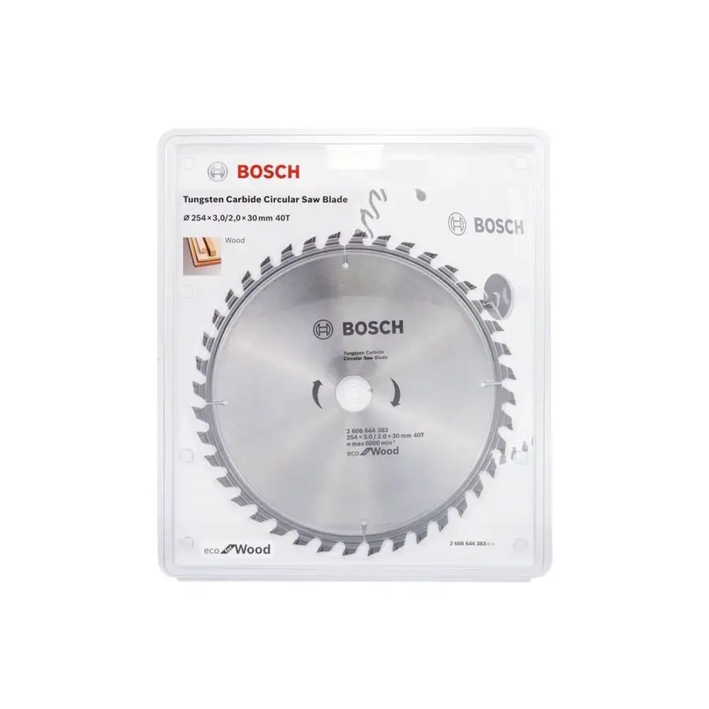 Пильный диск по дереву 254x30x2 мм Eco for Wood BOSCH 2608644384