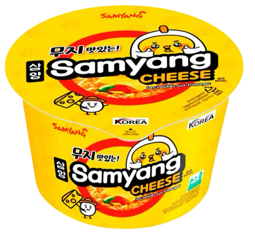 Лапша Samyang стакан 105гр Cheese Big Bowl со вкусом сыра (16) 1773