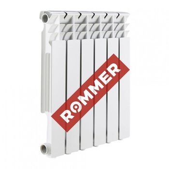 ROMMER Optima 500 12 секций радиатор алюминиевый (RAL9016)