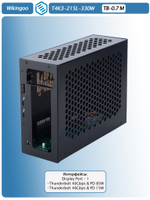 Внешний корпус для видеокарты Wikingoo T4K3-215-330W EGPu. Thunderbolt 3/4, USB4.