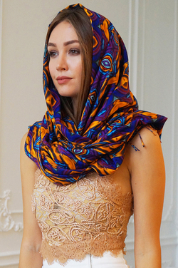 LIGVIANNI Палантин Kerchief Ruby