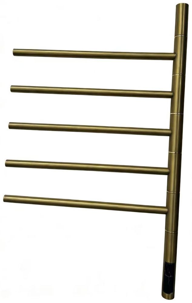 Полотенцесушитель электрический Rein Flexi Classic Brushed Gold 730*450*97 мм